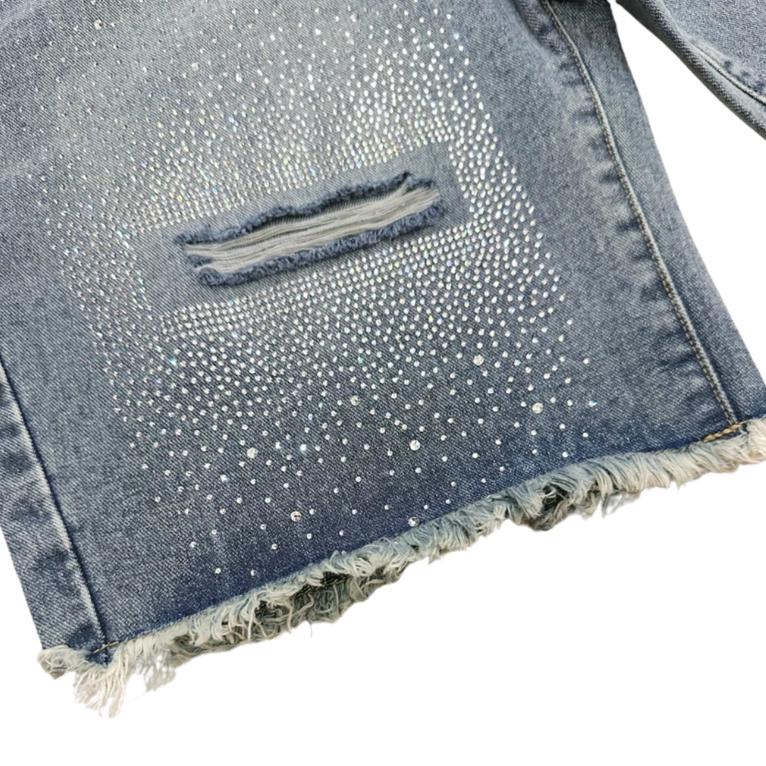 Rhinestone Jorts