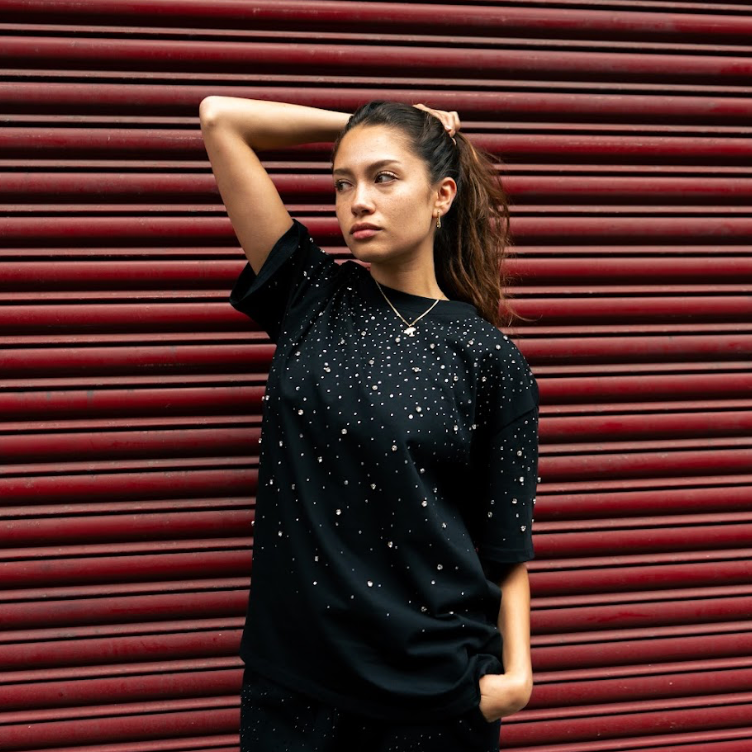 Luxe Rhinestone Tee