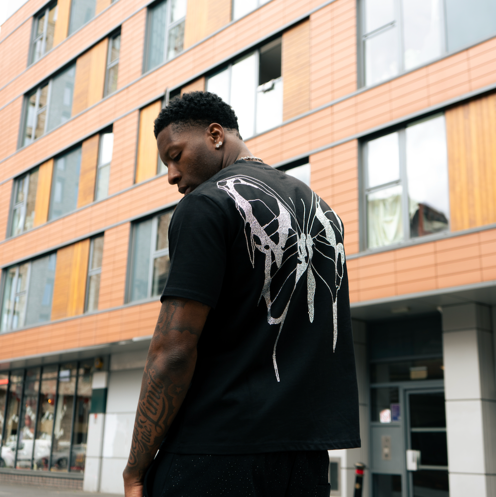 Rhinestone Butterfly Tee